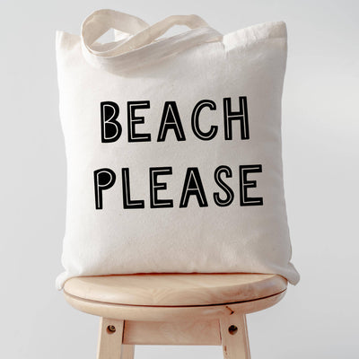 Beach Please Summer Tote Bag