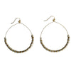 Lustrous Pailette Hoops