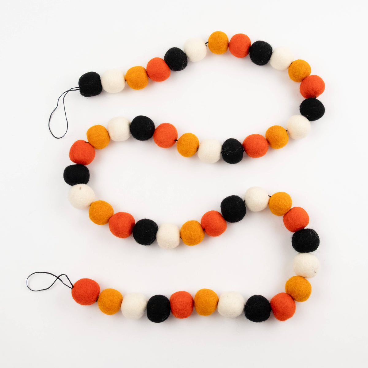 Garland - Halloween Felt Balls