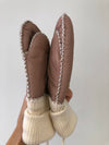 KIDS SHEARLING MITTENS