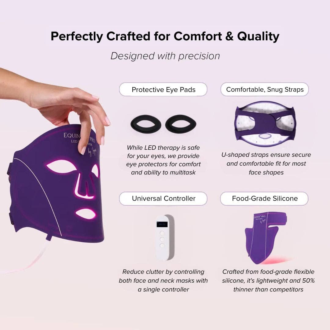 Equinox™ Pro LED Face and Neck Mask - Lights On, Problems Off