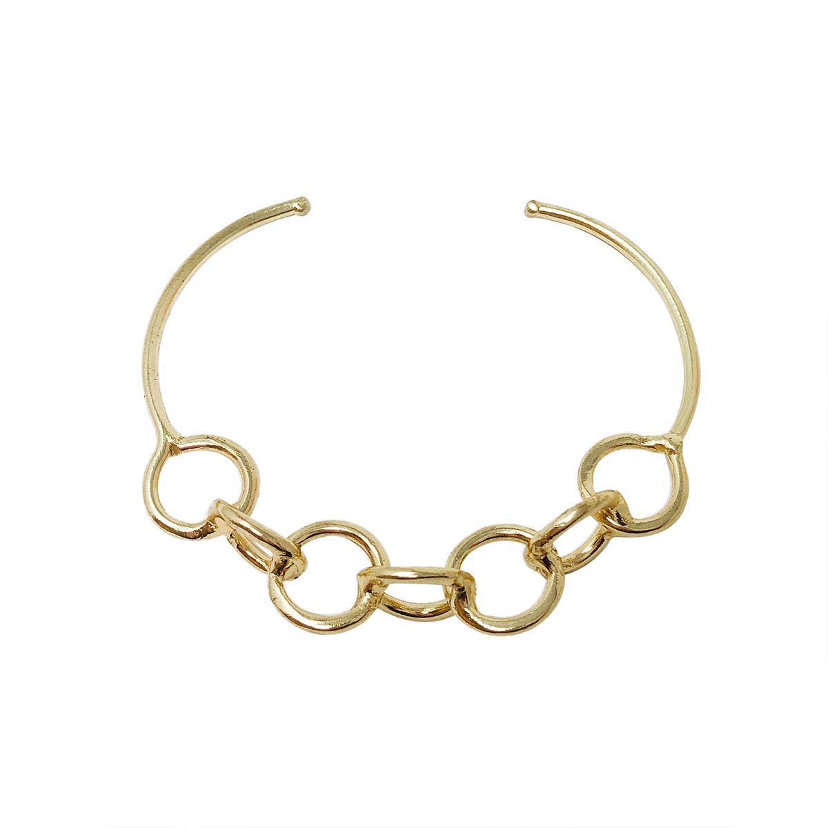 Chain Link Cuff - Gold