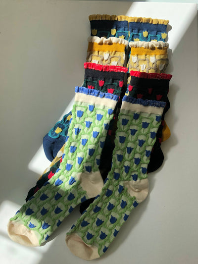 TULIPS HOLIDAY SOCKS