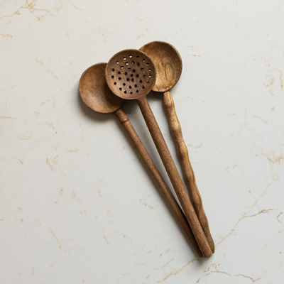 Mango Wood Kitchen Spoons