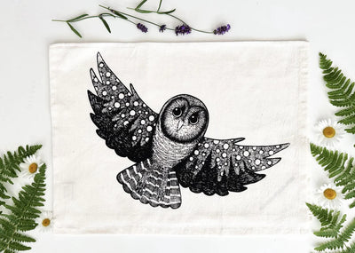 Owl Tea Towel