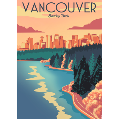 Vancouver Sunset 1000-Piece Puzzle | Designed in BC Canada