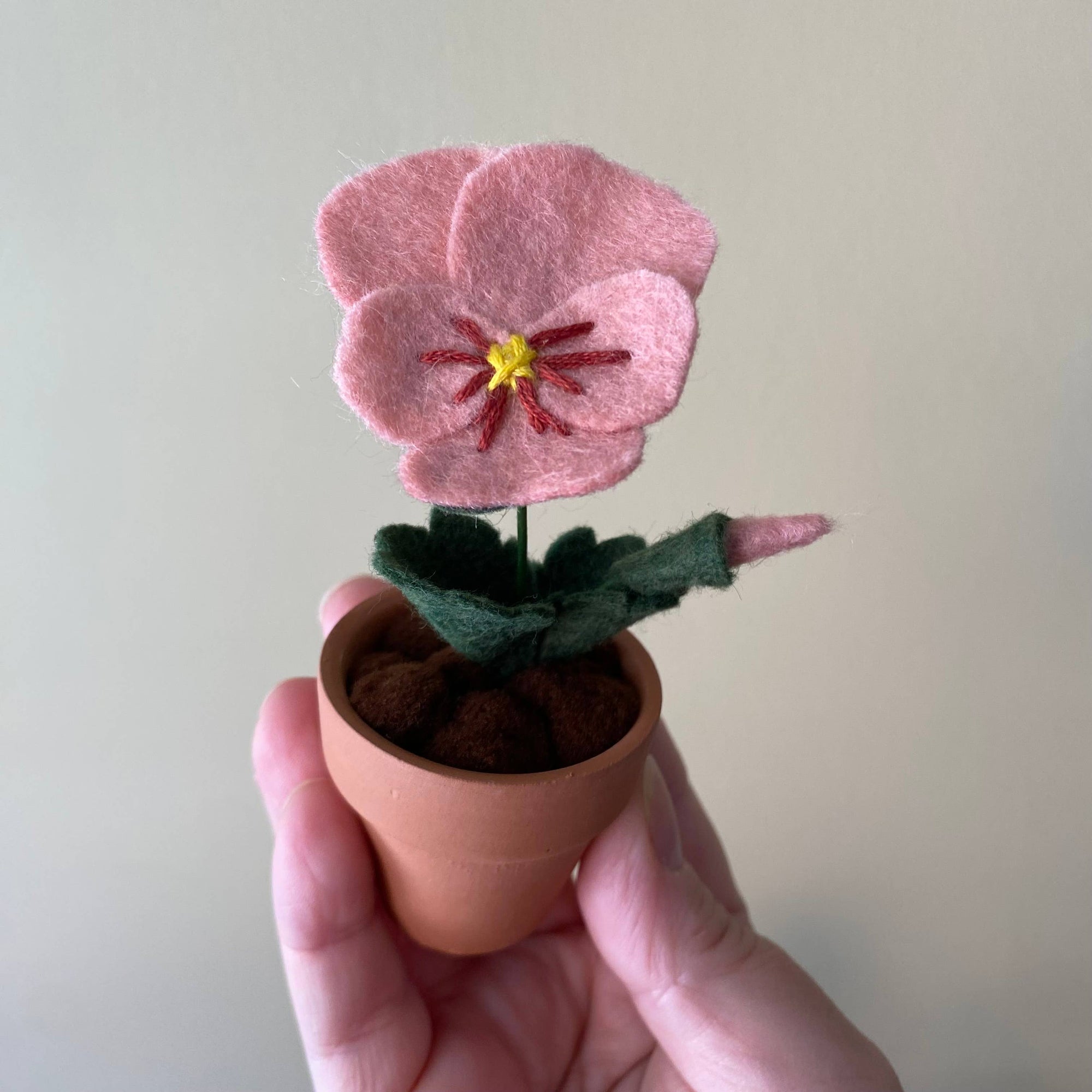 Pansy Felt Forever Flower