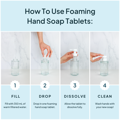 Foaming Hand Soap Refill Tablet: Nature Bee