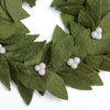 Wreath with Holly Berries - Christmas Decor