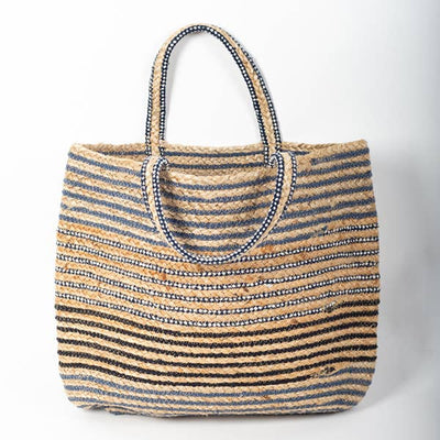 Jute and Cotton Braided Bag