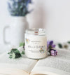 Lilac & Butterflies - 100% Natural Coconut Soy Candle - Dark Horse Handcrafted