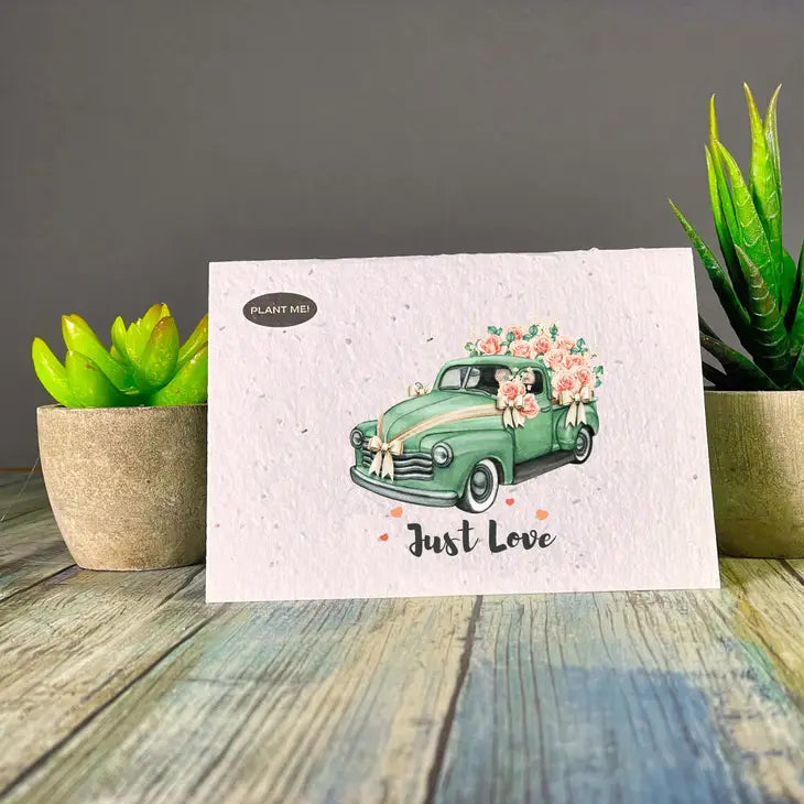 Just Love Seed Paper Card - Plantable Greetings