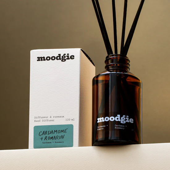Cardamom + Rosemary Reed Diffuser-  moodgie
