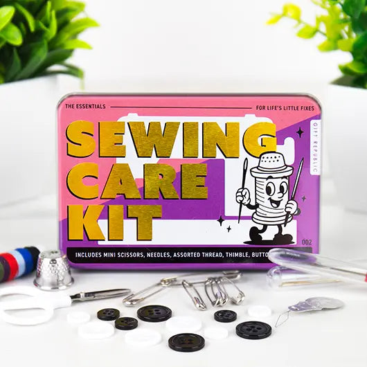 Sewing Care Kit tin open