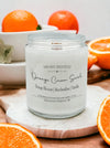 Orange Cream Swirl Scented Coconut Soy Candle