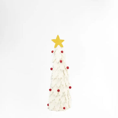 White Felt Christmas Tree