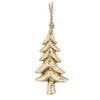 Gold Christmas Tree Ornament