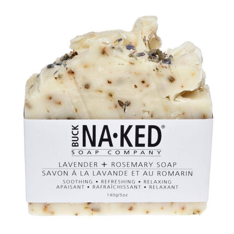 Lavender & Rosemary Soap - Buck Naked Soap Bar