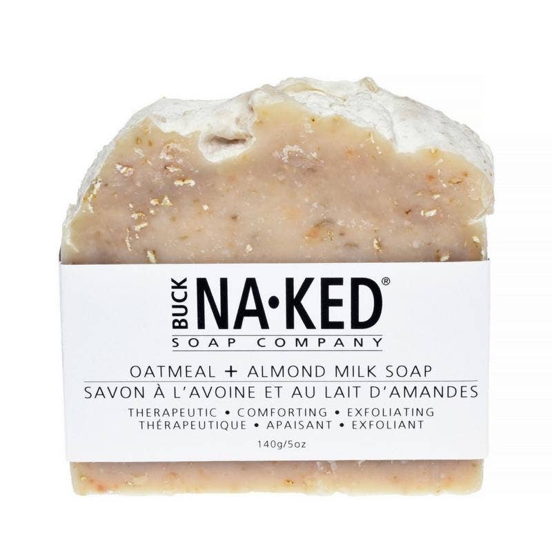 Oatmeal & Almond Milk Soap (140g/5oz) - Buck Naked Soap Company