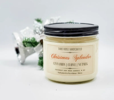 Christmas Splendor Soy Candle- Dark Horse Handcrafted