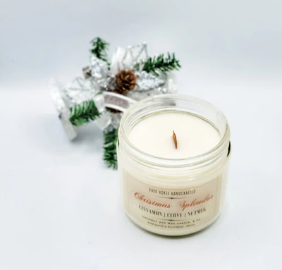 Christmas Splendor Soy Candle- Dark Horse Handcrafted