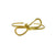 Sculptural Bow Cuff Gold - World Finds
