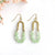 Seascape Drop Earrings (Sage) - World Finds