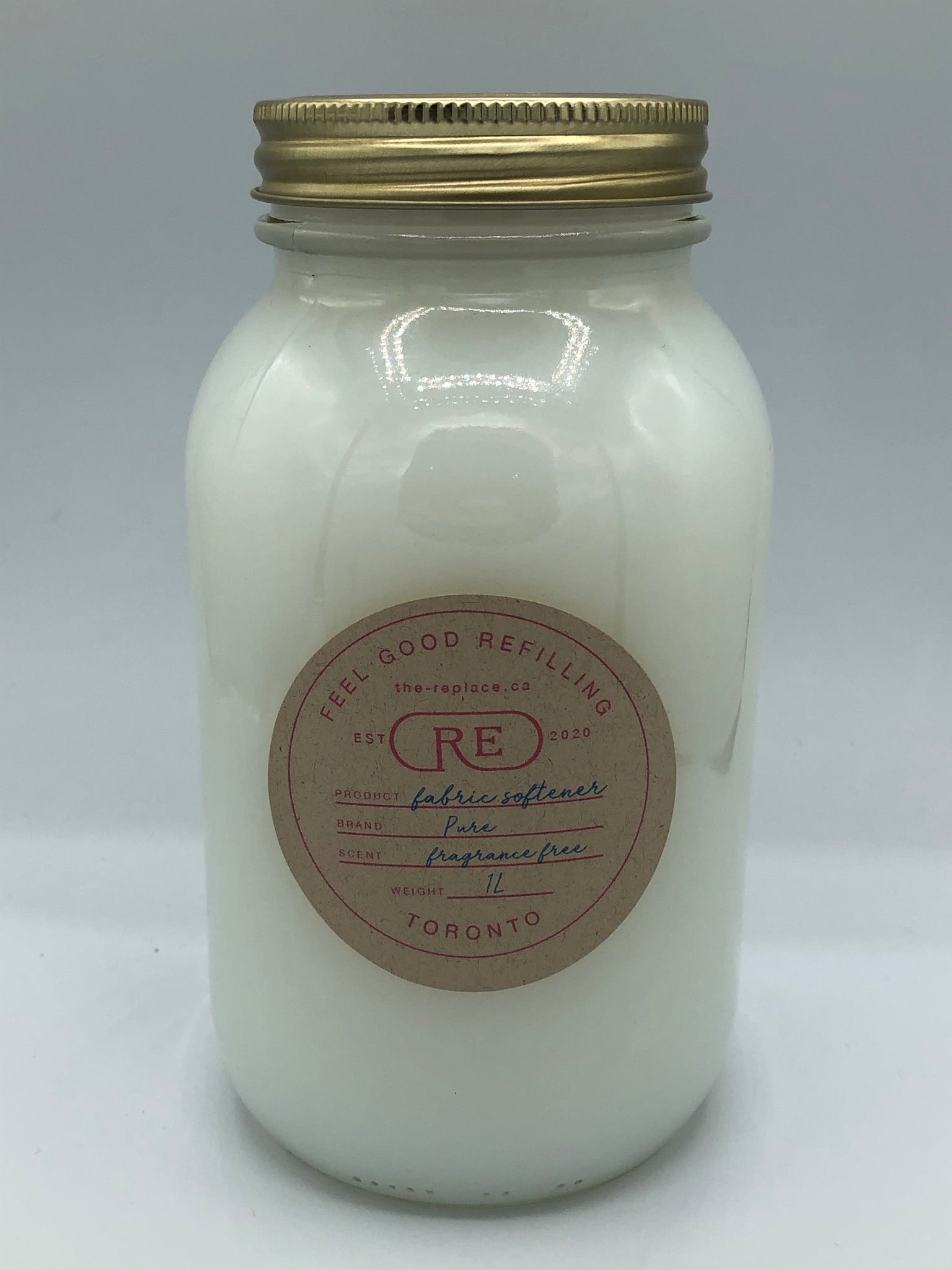 Fabric Softener Fragrance Free Jar- PURE