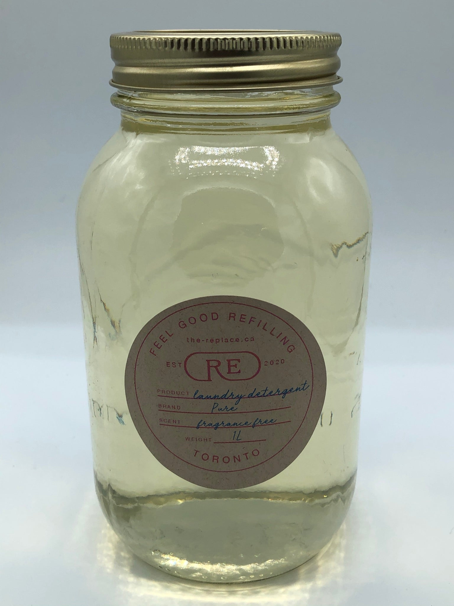 Laundry Detergent Fragrance Free Jar - PURE