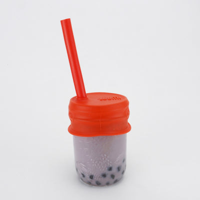 Silicone Smoothie/Bubble Tea Lid and Straw - Luumi