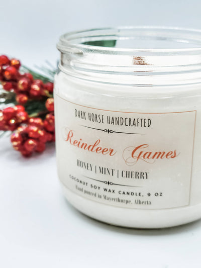 Reindeer Games Soy Candle- Dark Horse Handcrafted