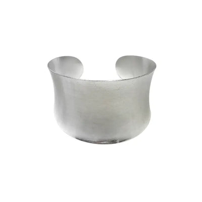 Silver Concave Cuff - World Finds