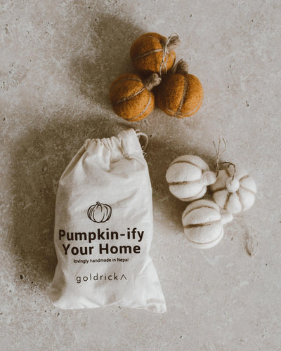 Pumpkin-ify Your Home | Natural Wool