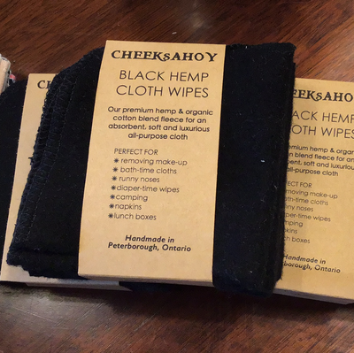 Hemp Cloth Wipes (5pk) - Cheeks Ahoy