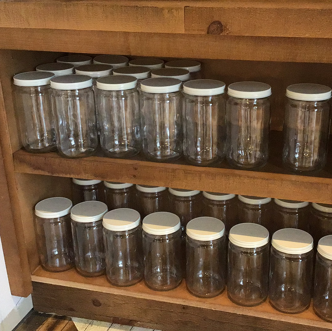 Mason Jar - Straight Sided (Deposit)