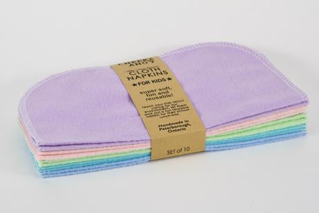 Cloth Napkins For Kids (Set Of 10) - Cheeks Ahoy