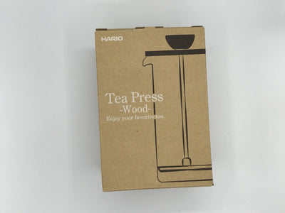 Hario Olive Wood Tea & Coffee Press 300mL