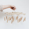 Laundry Peg Airer Bamboo