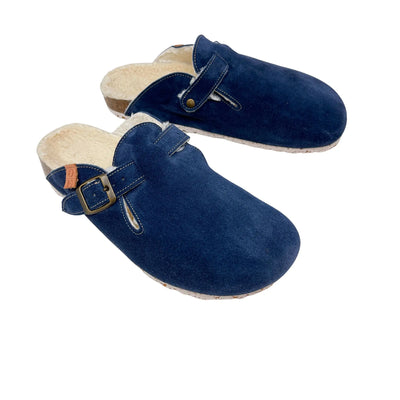 Men's Upcycled Blue House Slippers