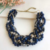 Kantha Indigo Braided Collar Necklace - World Finds