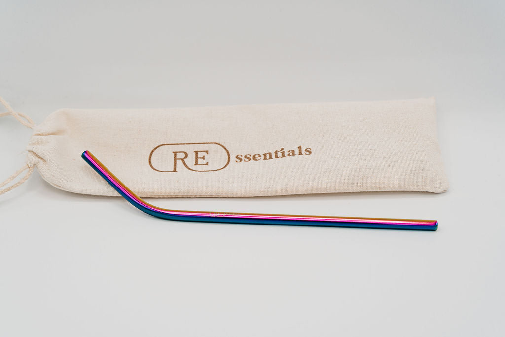 Stainless Steel Straws (rainbow) - REssentials