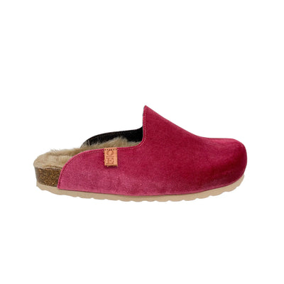 Women's Pink Upcycled Vegan House Slippers