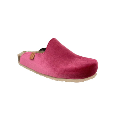 Women's Pink Upcycled Vegan House Slippers
